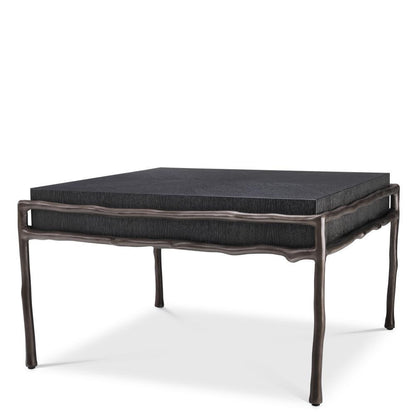 Eichholtz Premier Side Table, Charcoal Gray, Bronze, 15.16"H (114838 YV0J041UT2)