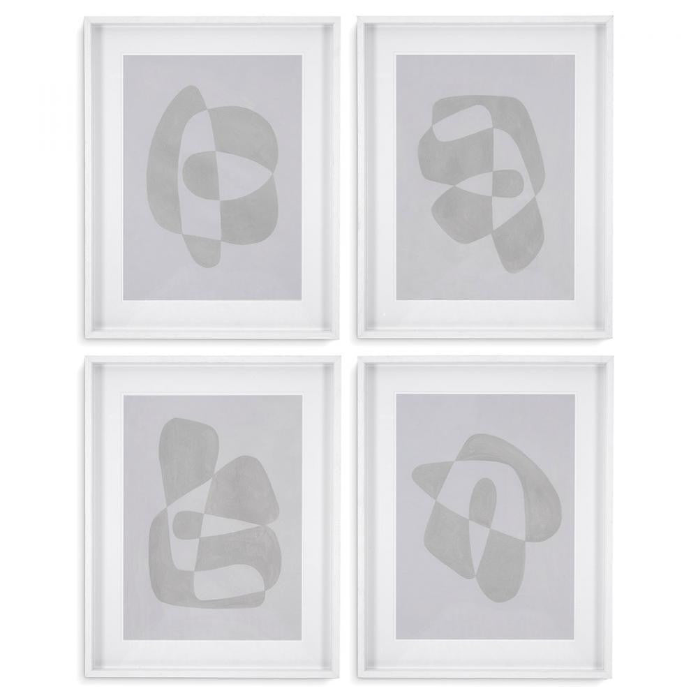 Eichholtz Print Soft shape Set of 4, Eichholtz 116653 YV0J0420MV