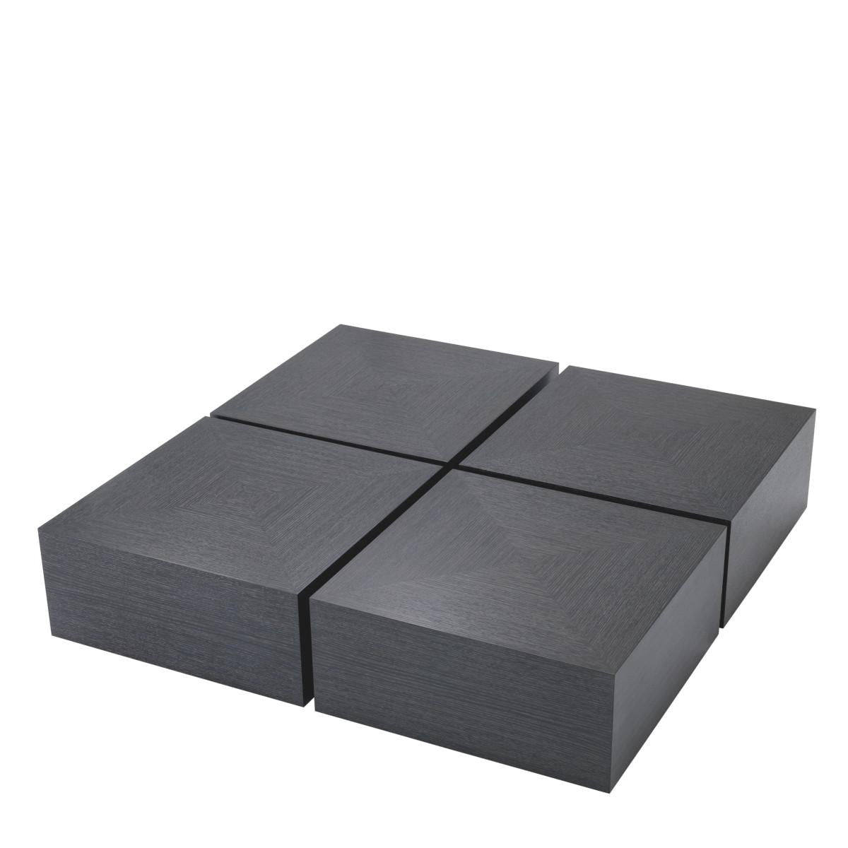 Eichholtz Puro Coffee Table, Set of 4, Charcoal Gray, 25.59"W (114435 ), Eichholtz 114435 YV0J03YVZQ