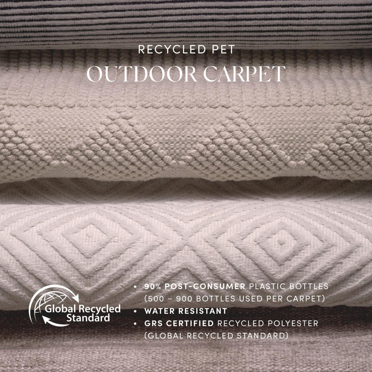 Eichholtz Romari Outdoor Carpet, Beige, 118.11"L x 157.48"W (117033 YV0J041QVG)