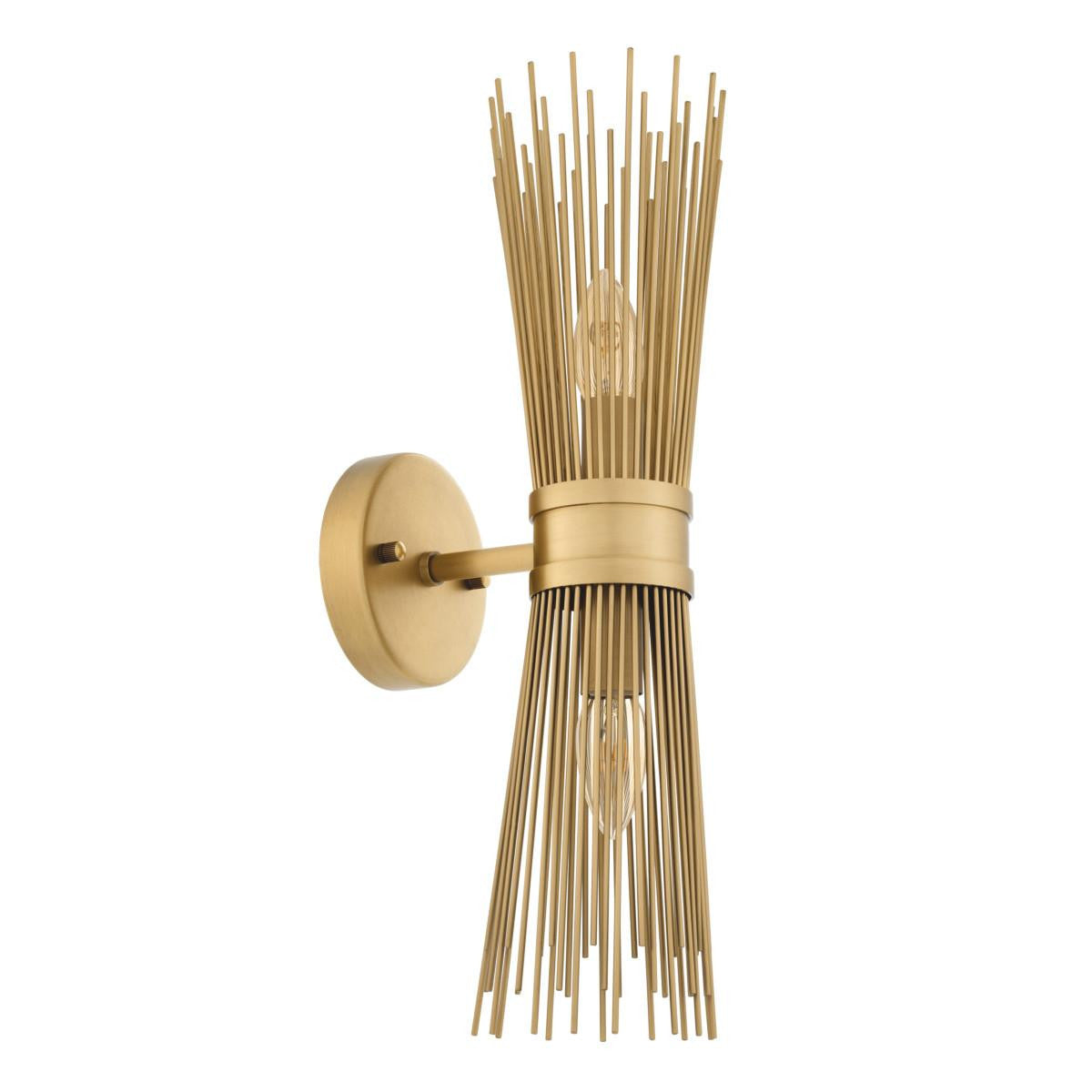 Eichholtz Romeo Wall Sconce, 2-Light, Antique Brass, 4.72"W (113549UL YV0J041YNR)