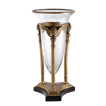 Eichholtz Rothschield Hurricane, Vintage Brass, Clear Glass, 10.04"W (110084 YV0J03YYXX)