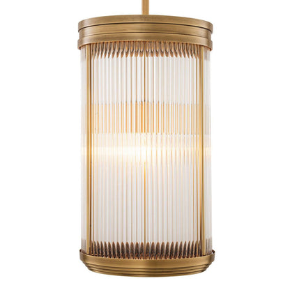 Eichholtz Rousseau 3 Light Pendant Antique Brass