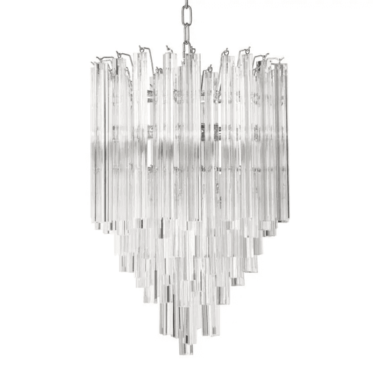 Eichholtz Salerno Chandelier Antique Brass, Smoke