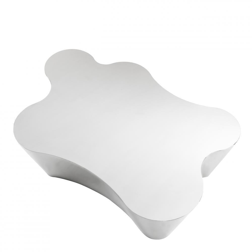 Eichholtz Sceptre Coffee Table, Polished Stainless Steel, 45.67"W (109550 ), Eichholtz 109550 YV0J03YVZU