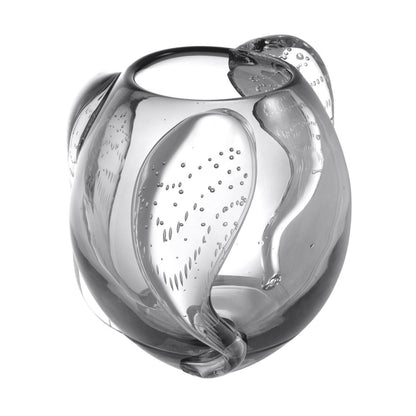 Eichholtz Sianluca Vase, Large, Gray Glass, 11.02"H (114690 YV0J041XPZ)