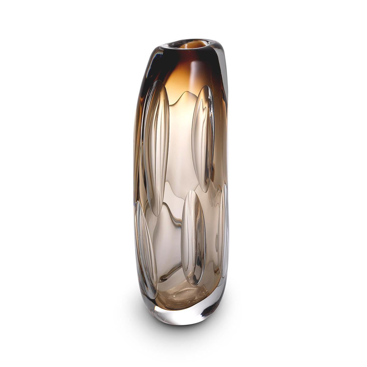 Eichholtz Sianni Vase, Large, Brown Glass, 13.39"H (114702 YV0J041XQ2)