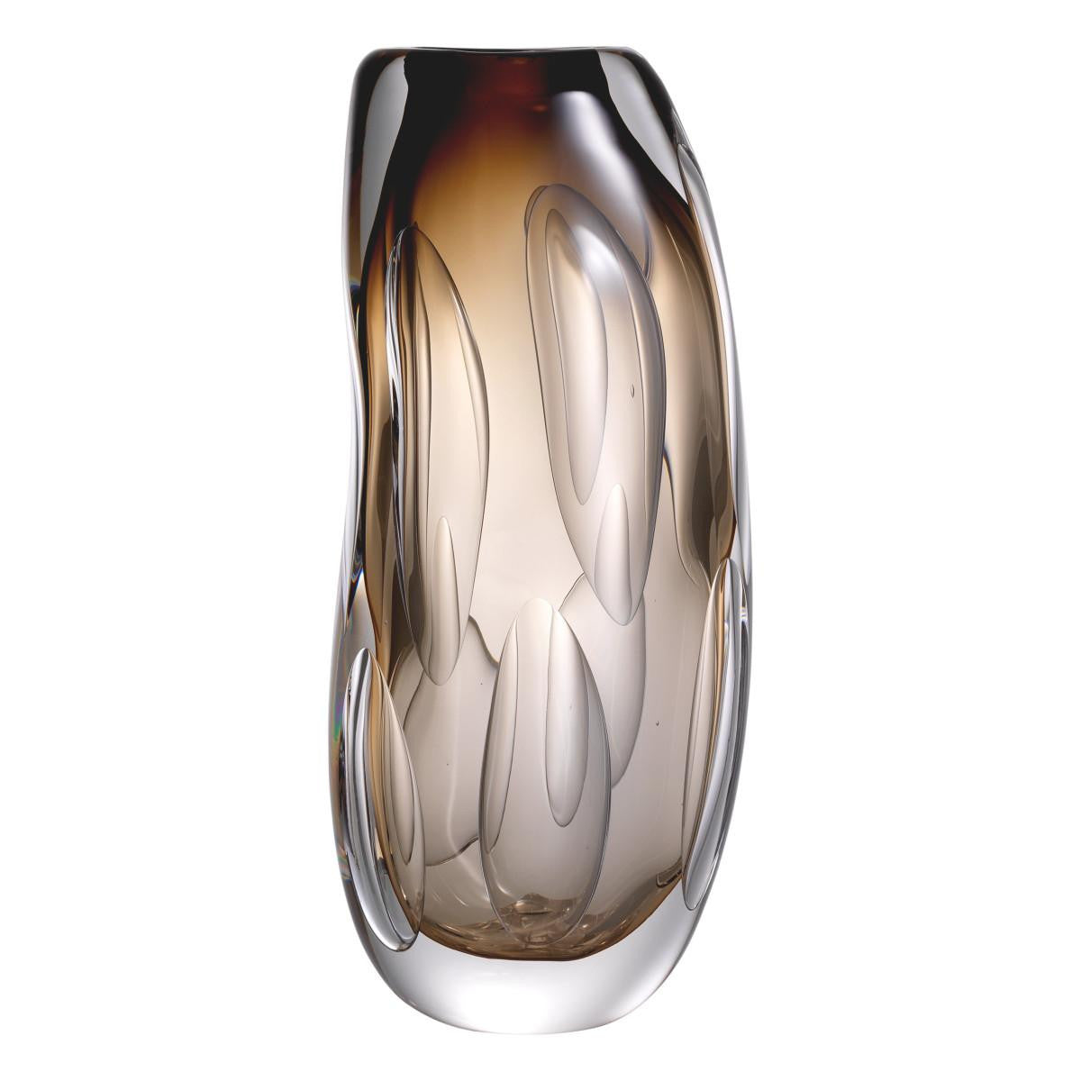 Eichholtz Sianni Vase, Large, Brown Glass, 13.39"H (114702 YV0J041XQ2)