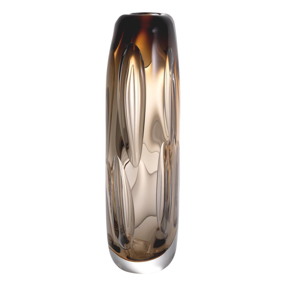Eichholtz Sianni Vase, Large, Brown Glass, 13.39"H (114702 YV0J041XQ2)
