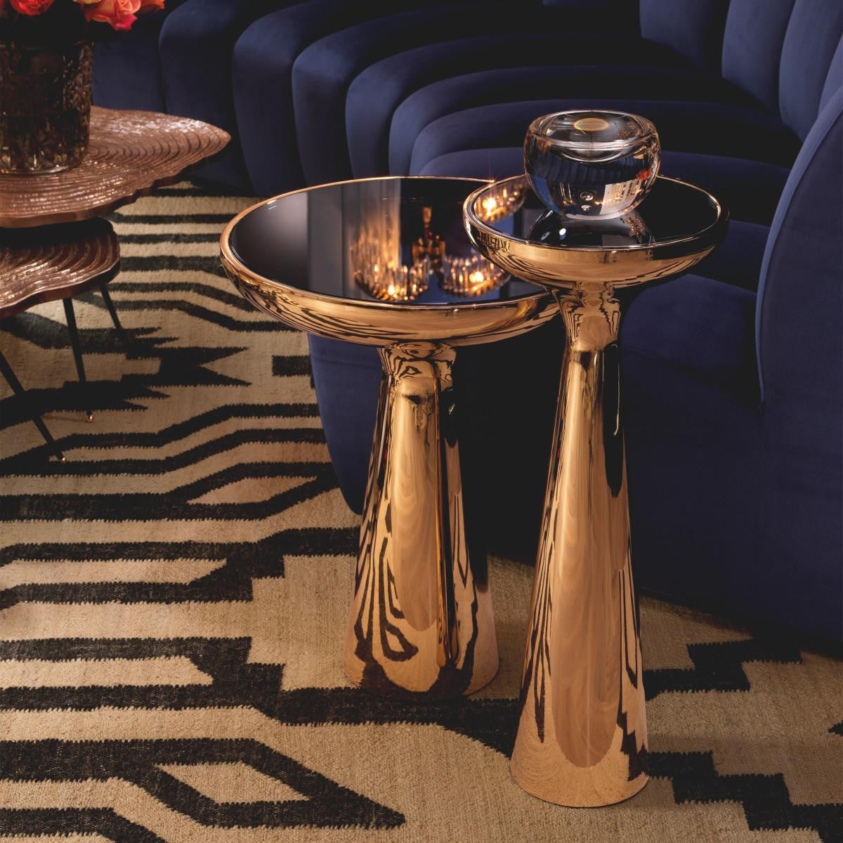Eichholtz Side Table Lindos low, Eichholtz 114033 YV0J044ZCG