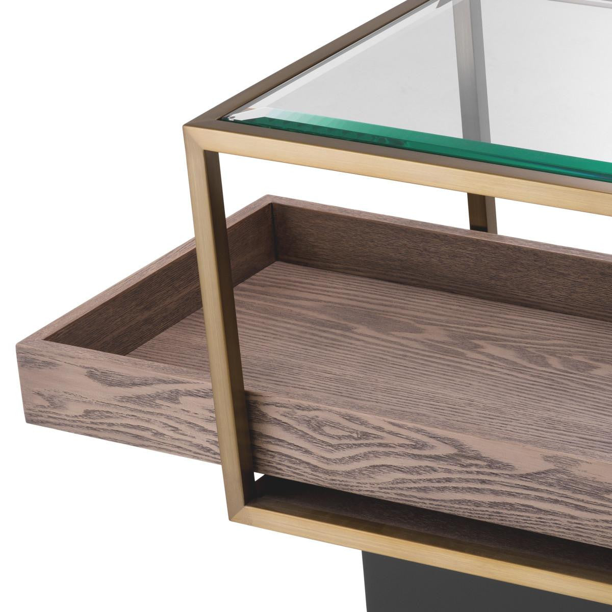 Eichholtz Roxton Side Table - Brushed Brass