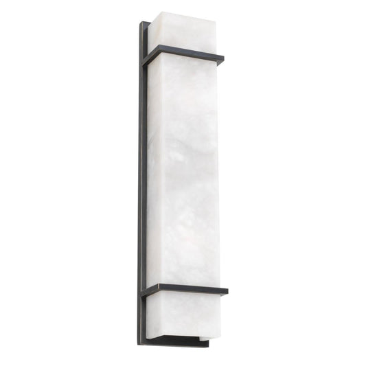 Eichholtz Spike Wall Sconce, 2-Light, Large, Alabaster, Bronze, 5.12"W (114444UL YV0J041YNZ)
