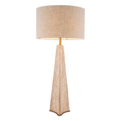 Eichholtz Table Lamp Benson Beige, Antique Brass
