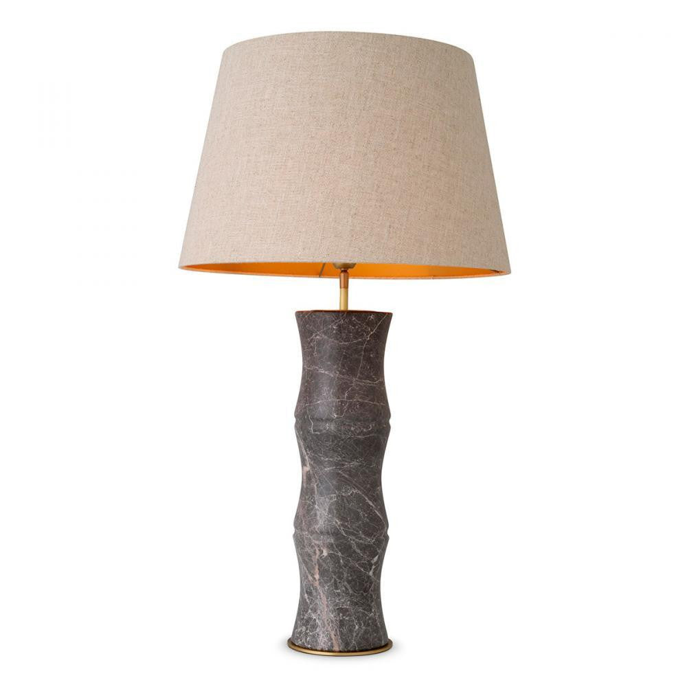 Eichholtz Table Lamp Bonny Gray, Antique Brass