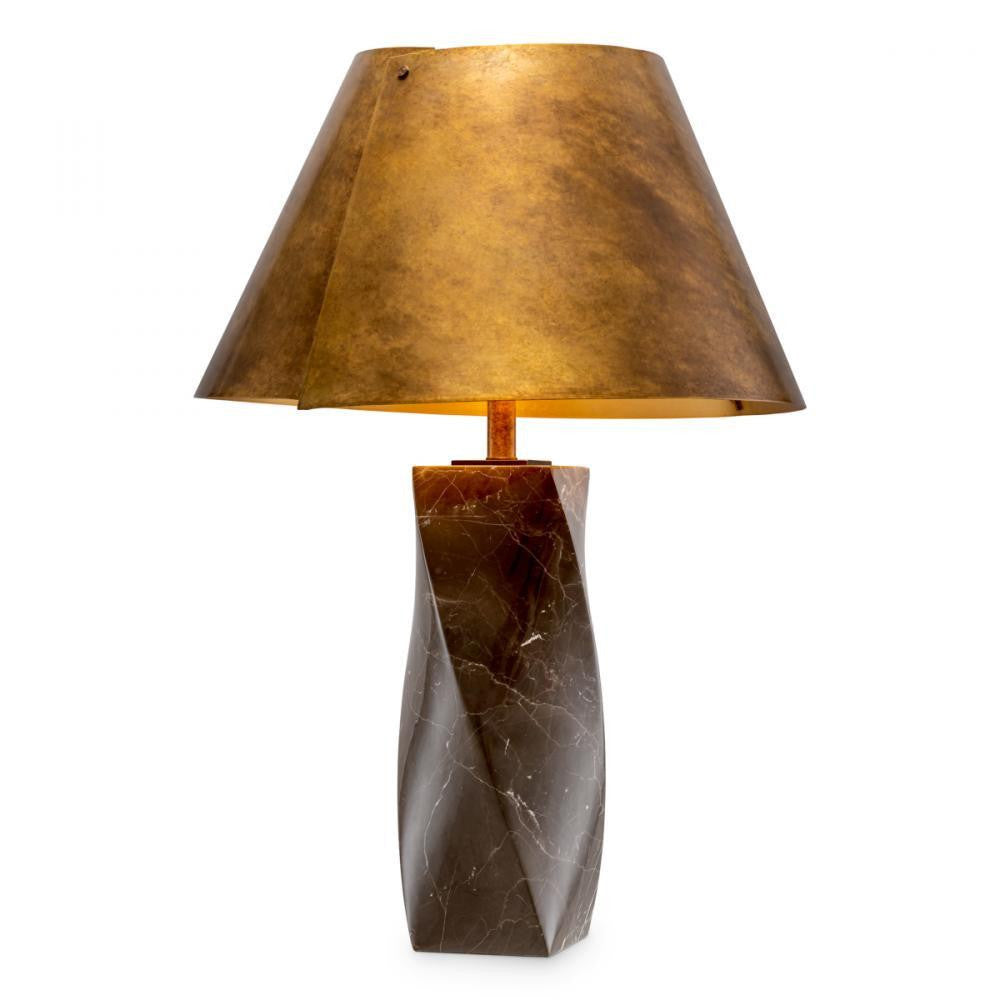 Eichholtz Table Lamp Camelia Vintage Brass