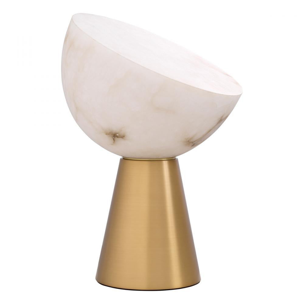 Eichholtz Table Lamp Chamonix Antique Brass, Alabaster