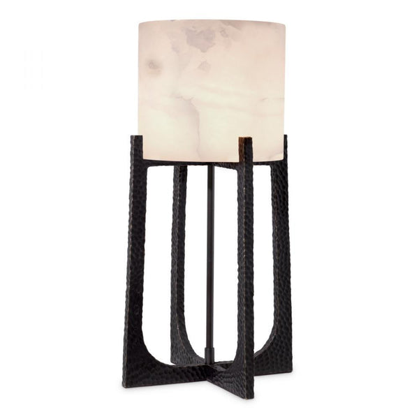 Eichholtz Table Lamp Fraser S Bronze, Alabaster