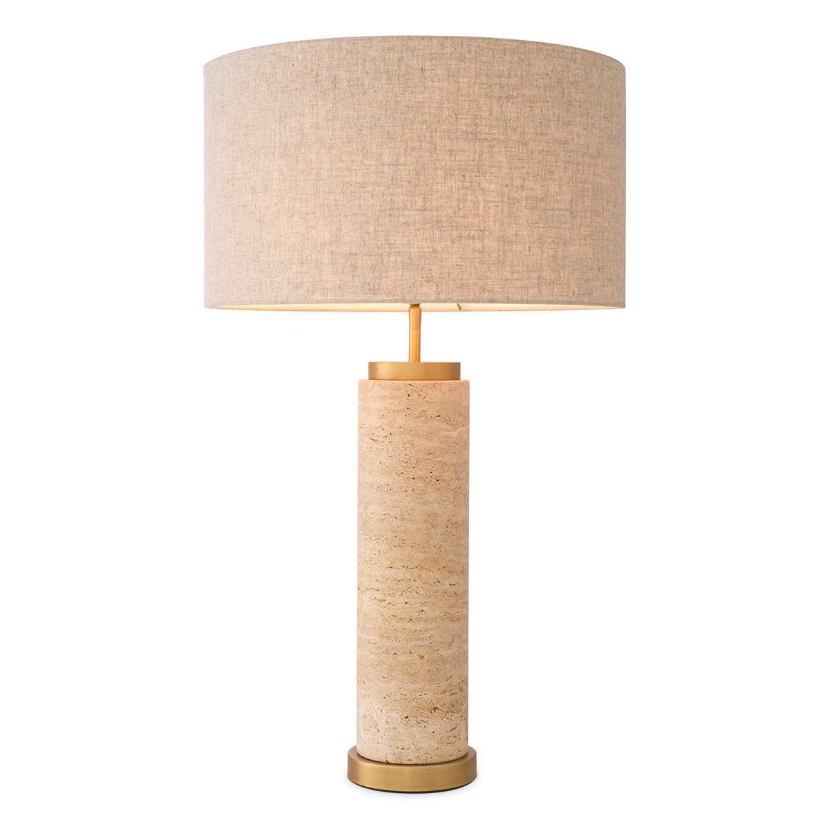 Eichholtz Lxry Table Lamp - Travertine