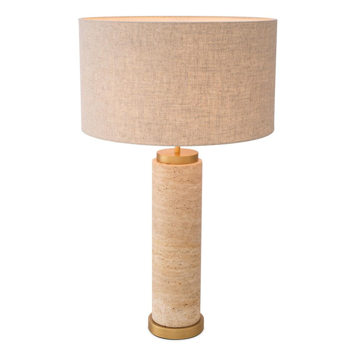 Eichholtz Lxry Table Lamp - Travertine