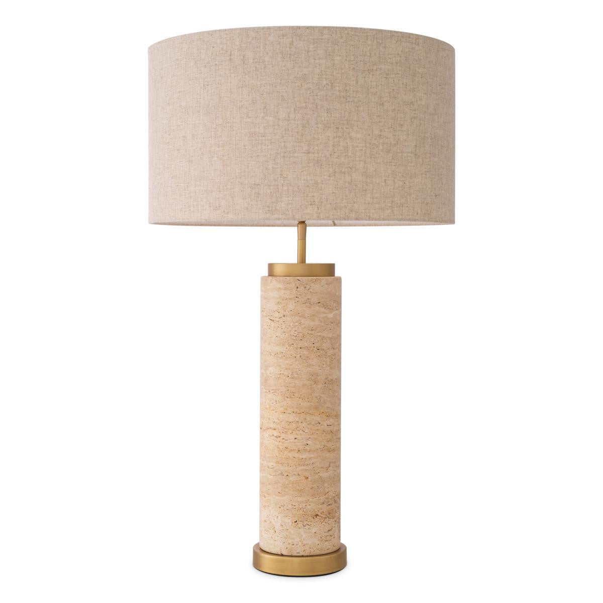 Eichholtz Lxry Table Lamp - Travertine