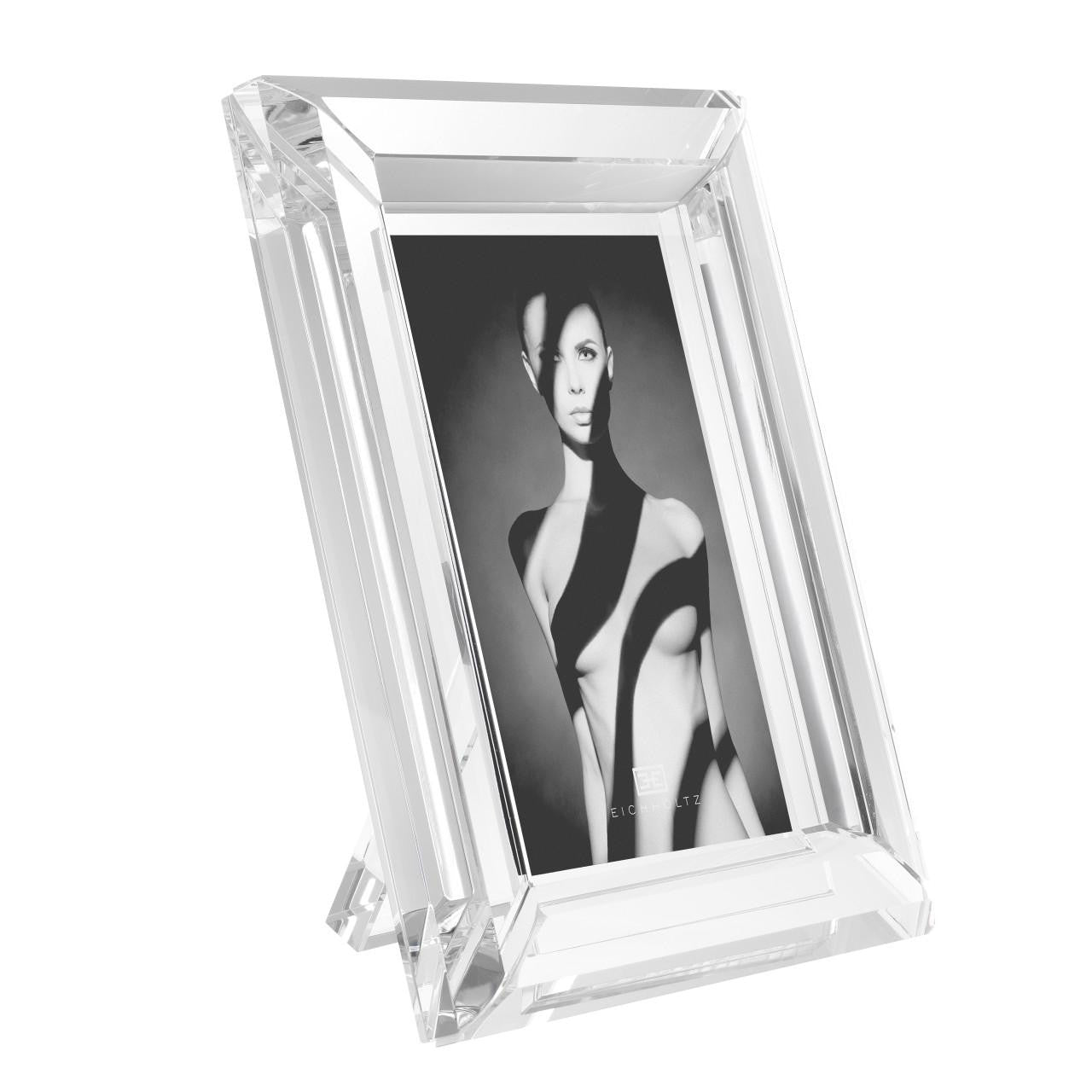 Eichholtz Theory Picture Frame, Small, Set of 2, Crystal glass, 6.3"W (112700 YV0J041RUQ)