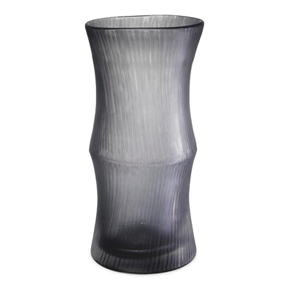 Eichholtz Thiara Vase, Gray Glass, 14.76"H (114913 YV0J041XQ6)