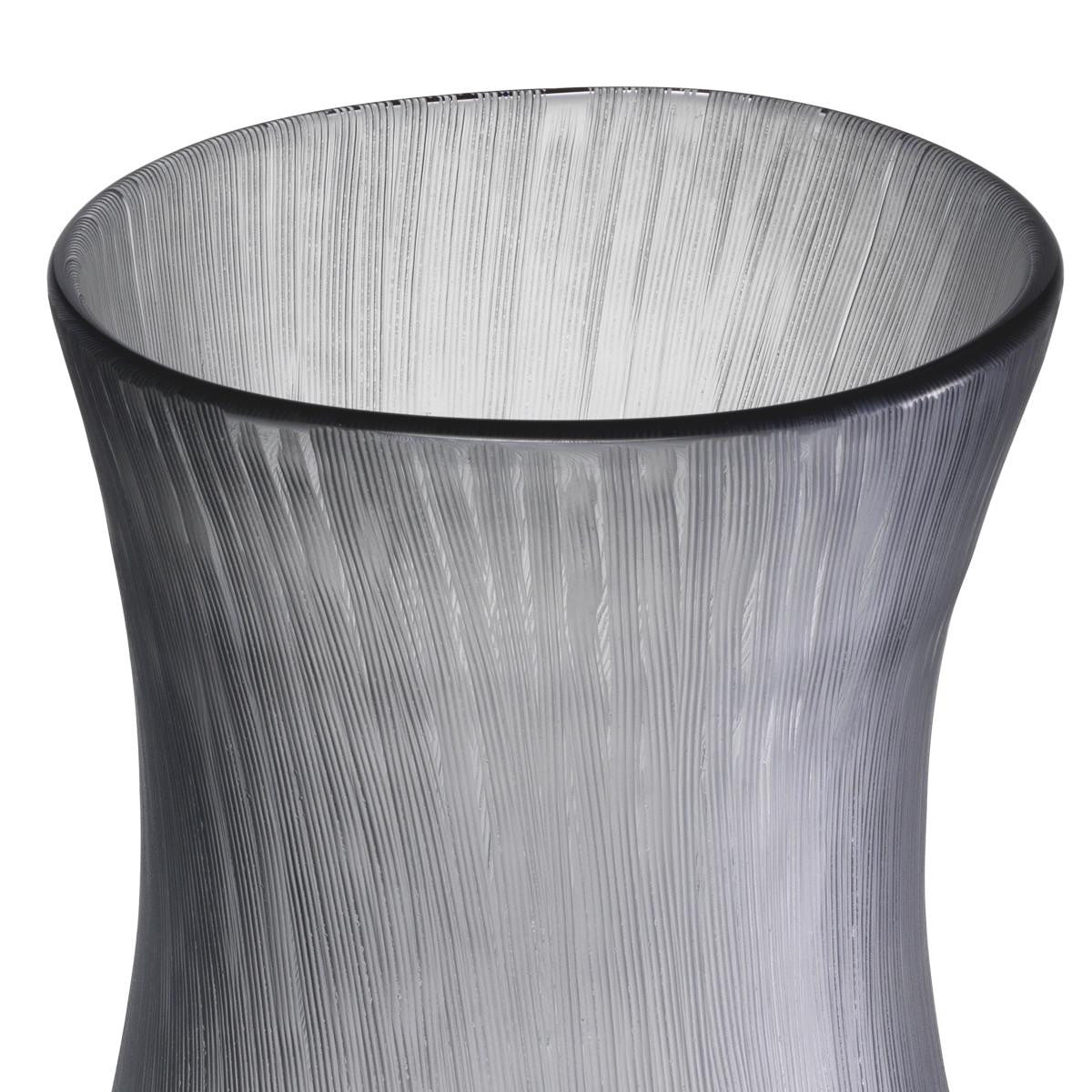 Eichholtz Thiara Vase, Gray Glass, 14.76"H (114913 YV0J041XQ6)