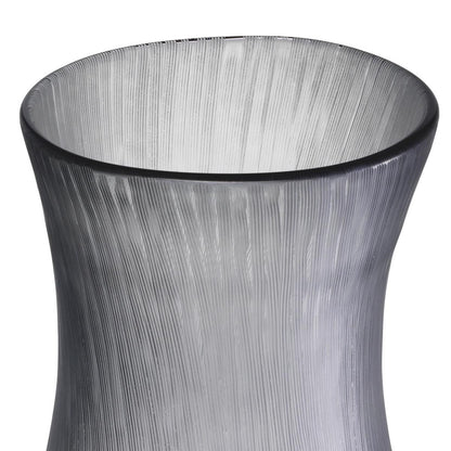 Eichholtz Thiara Vase, Gray Glass, 14.76"H (114913 YV0J041XQ6)