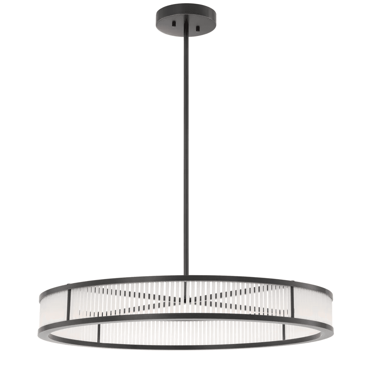 Eichholtz Thibaud Chandelier, 1-Light, LED Integrated, Bronze, Frosted Glass, 35.43"W (114747UL YV0J03YV0Y)
