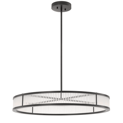 Eichholtz Thibaud Chandelier, 1-Light, LED Integrated, Bronze, Frosted Glass, 35.43"W (114747UL YV0J03YV0Y)