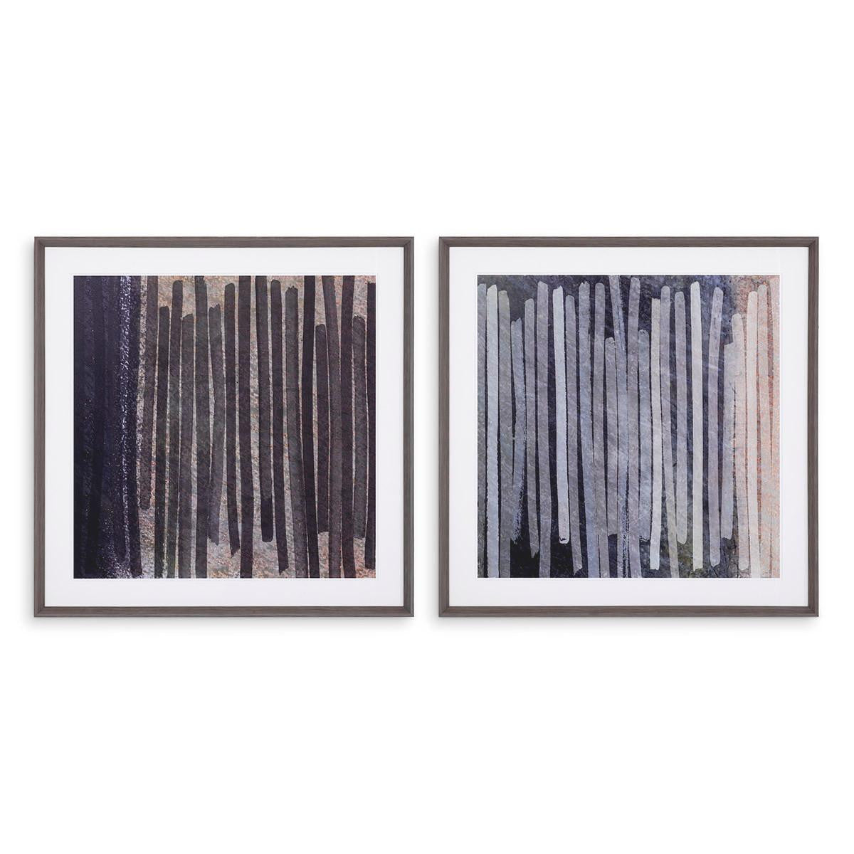 Eichholtz Thierry Montigny I Wall Art, Set of 2, Gray Brown Frame, 36.81"W (115391 YV0J041TTA)
