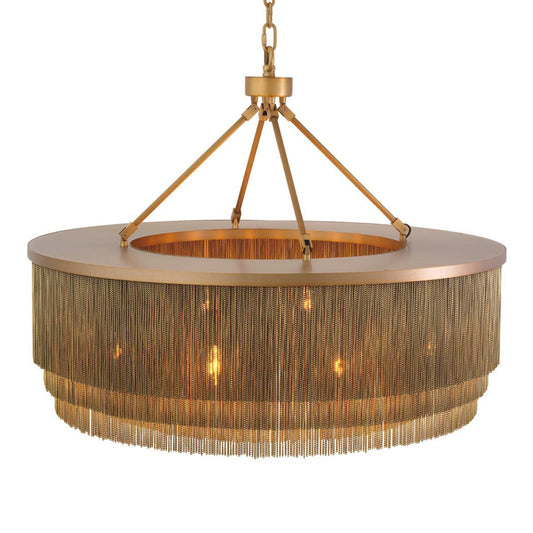 Eichholtz Tissot 10 Light Chandelier Antique Brass