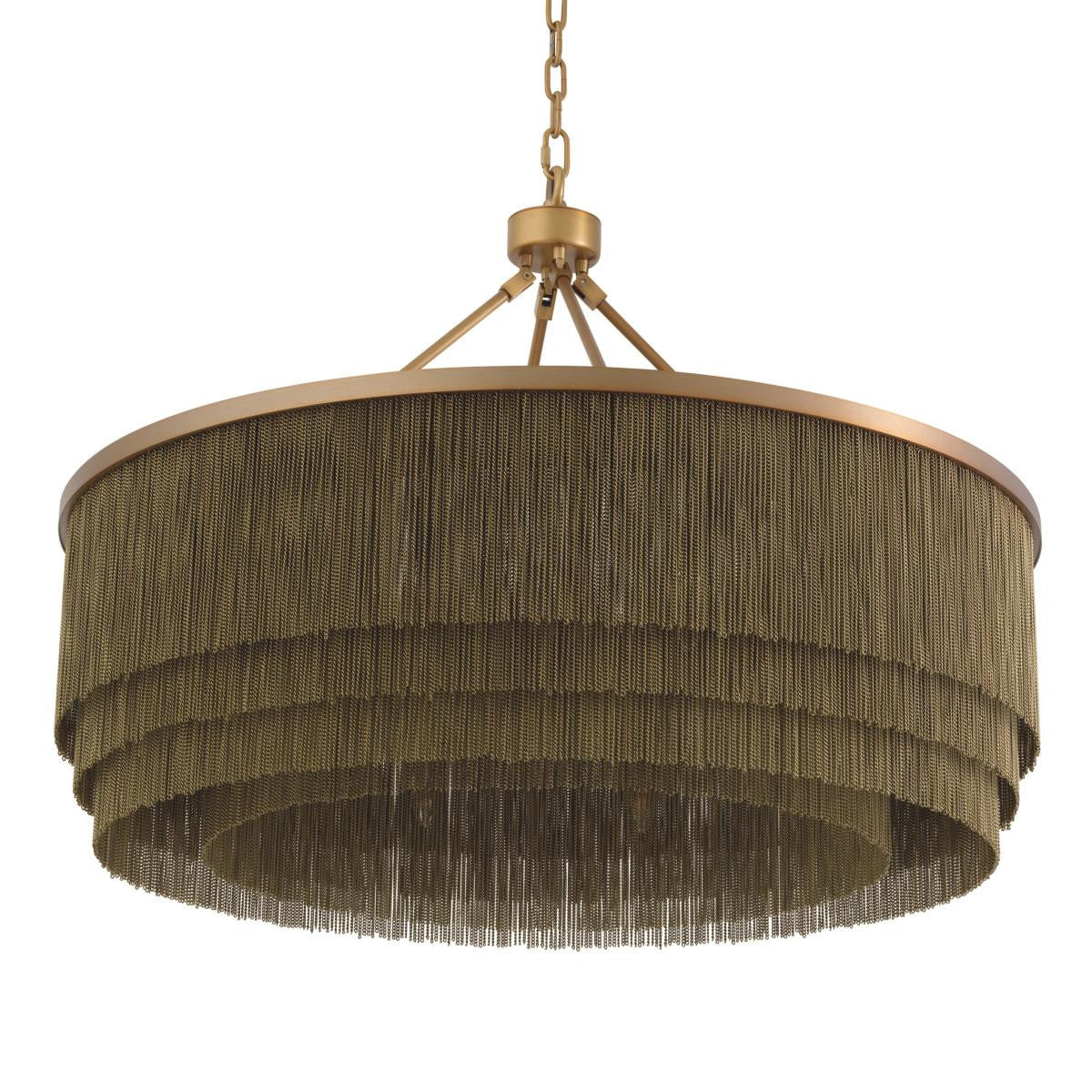 Eichholtz Tissot Chandelier, 10-Light, Large, Antique Brass, 35.43"W (115911UL YV0J03YV0Z)