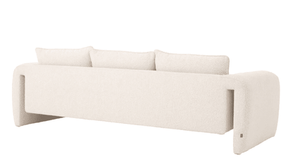 Eichholtz Tondo Sofa, Boucle Cream Fabric, 90.55"W (A115461 YV0J041VQ6)