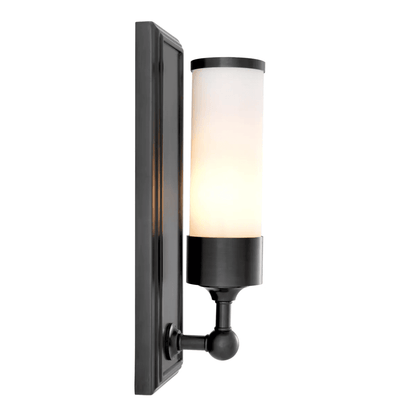 Eichholtz Valentine Wall Sconce, 1-Light, Bronze, Frosted Glass, 4.92"W (111509UL YV0J041YP5)