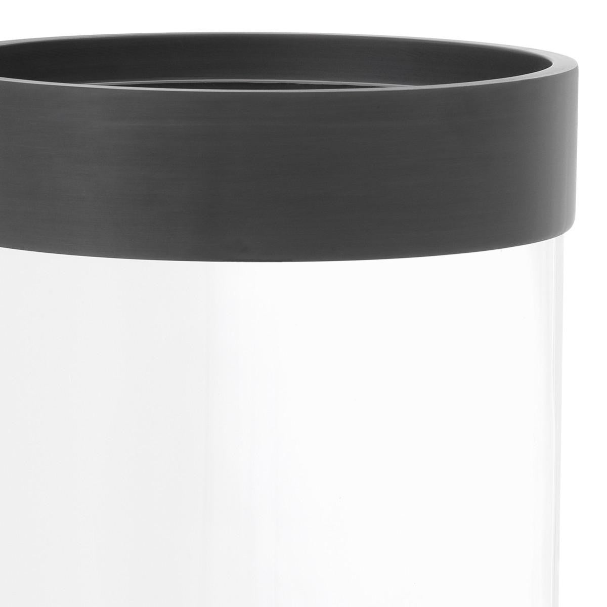 Eichholtz Vertex Hurricane, Large, Clear Glass, Bronze, 8.07"W (113427 YV0J03YYYF)