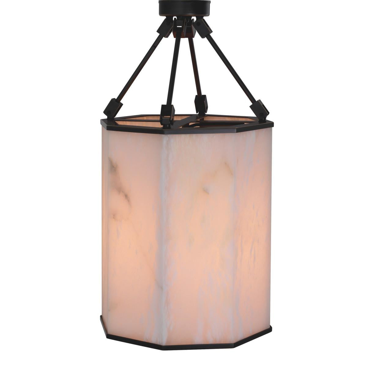 Eichholtz Victoire Pendant, 1-Light, Small, Bronze, Alabaster Shade, 13.78"W (114775UL YV0J03YYZ3)