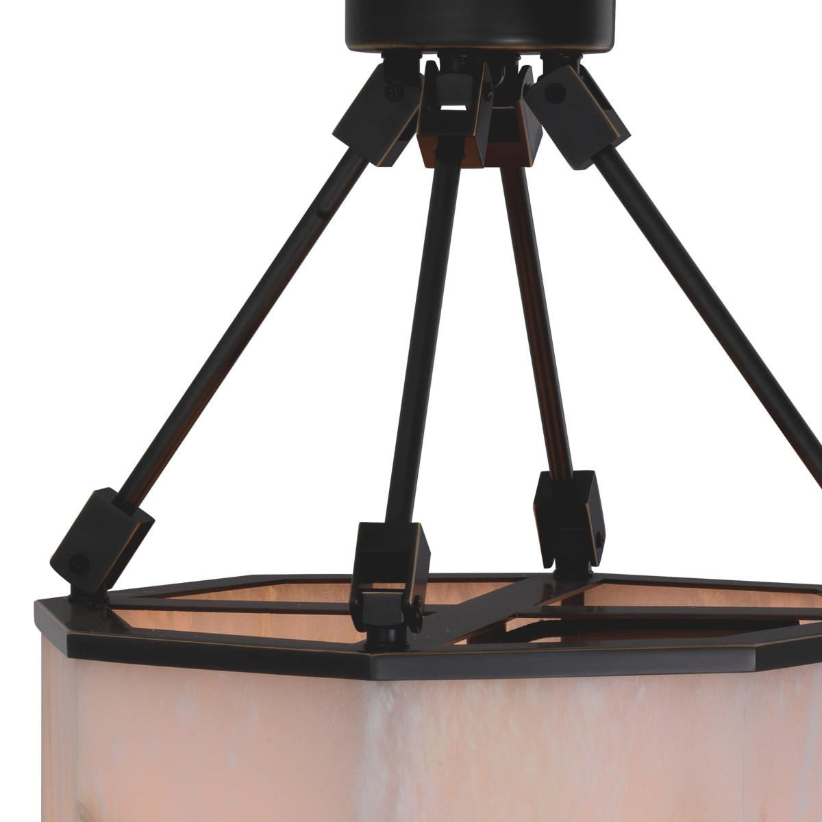 Eichholtz Victoire Pendant, 1-Light, Small, Bronze, Alabaster Shade, 13.78"W (114775UL YV0J03YYZ3)