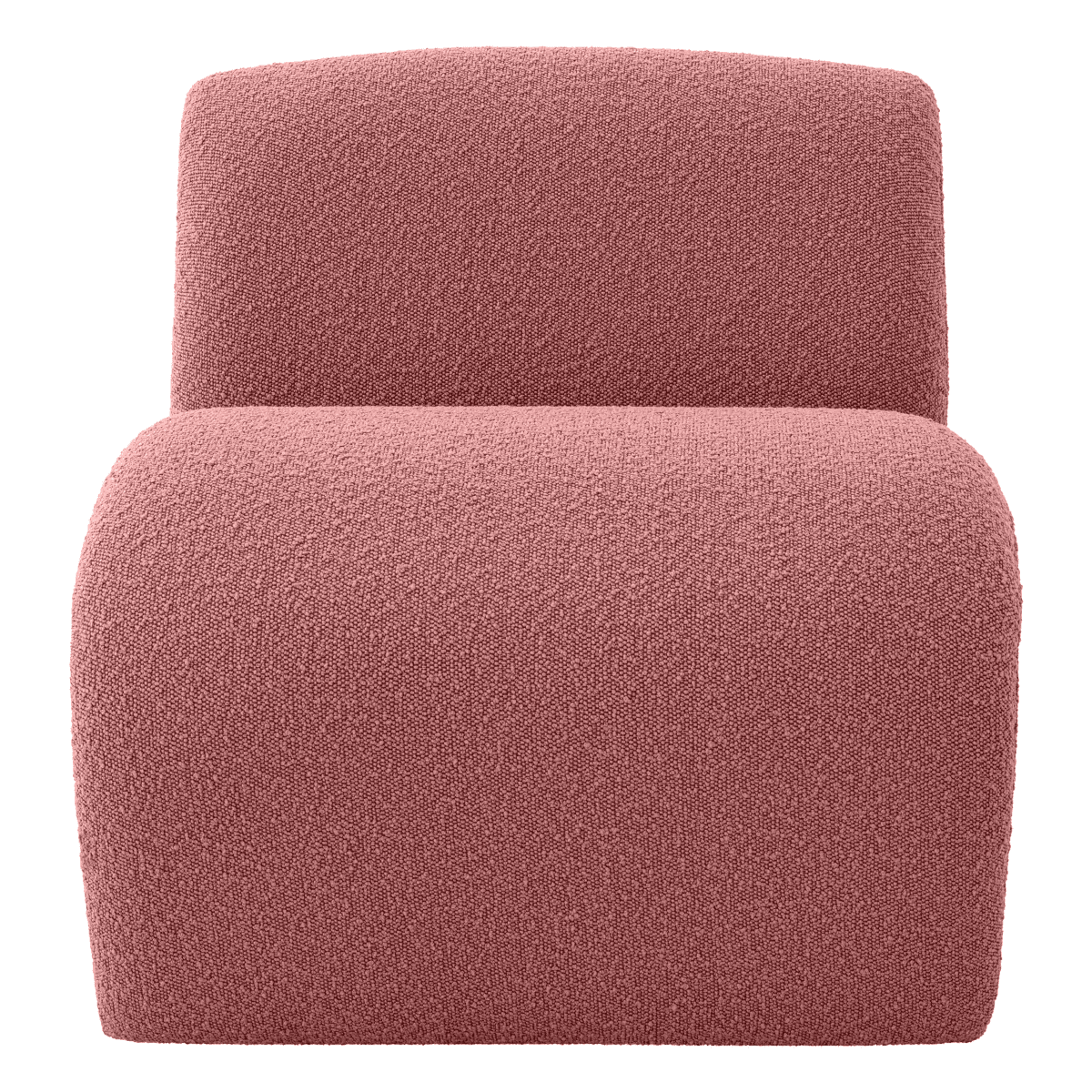 Eichholtz Vignola Armchair, Boucle Rose Fabric, 26.38"H (A117130 YV0J03YU1X)