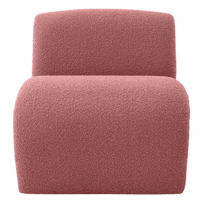 Eichholtz Vignola Armchair, Boucle Rose Fabric, 26.38"H (A117130 YV0J03YU1X)