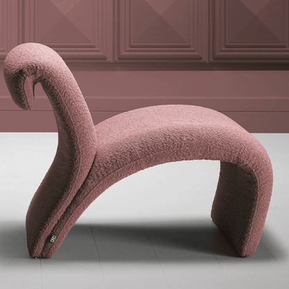 Eichholtz Vignola Armchair, Boucle Rose Fabric, 26.38"H (A117130 YV0J03YU1X)