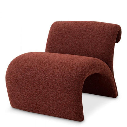 Eichholtz Vignola Armchair, Boucle Rouge Fabric, 26.38"H (A117131 YV0J03YU1Y)