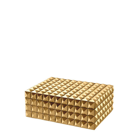Eichholtz Vivienne Box, Small, Gold, 11.02"W (110052 YV0J03YR31)