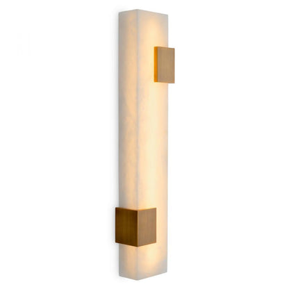 Eichholtz Wall Lamp Furore Alabaster, Antique Brass