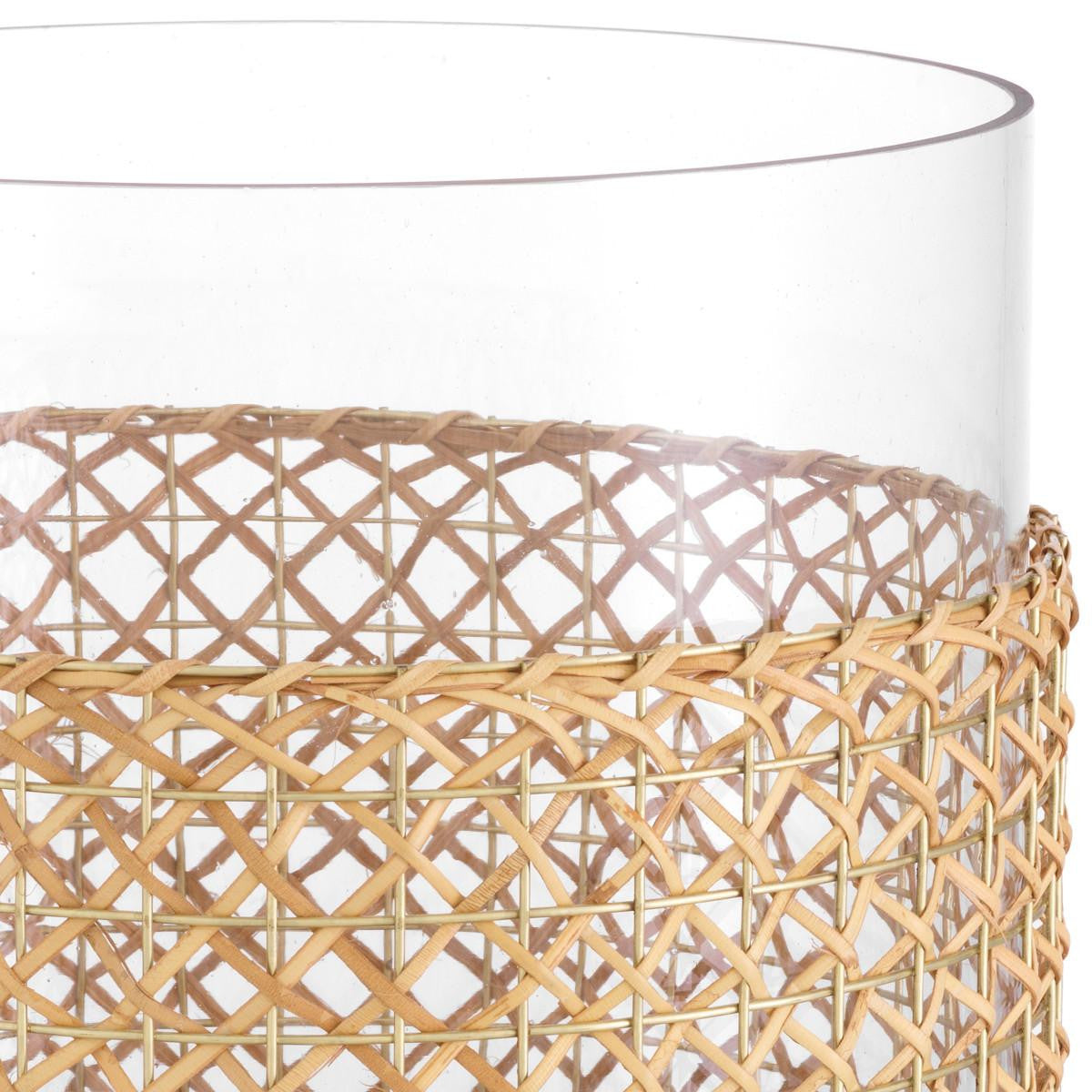 Eichholtz Zimmerman Hurricane, Large, Natural, Vintage Brass, Clear Glass, 9.25"W (117537 YV0J03YYYK)