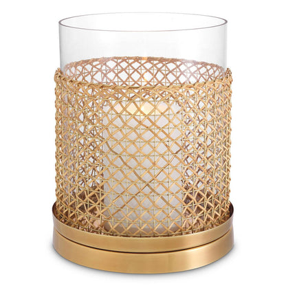 Eichholtz Zimmerman Hurricane, Large, Natural, Vintage Brass, Clear Glass, 9.25"W (117537 YV0J03YYYK)