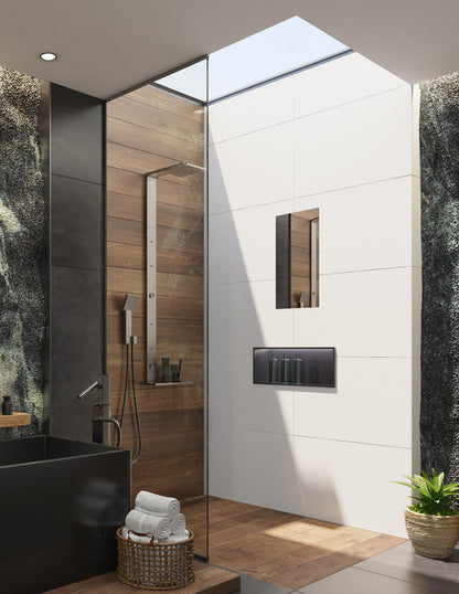 Electric Mirror Aqua Fog-Free Mirror, Clear, 23.75"H x 11.75"W x 0.56"D (INS-1123 YUU6011Y4L)