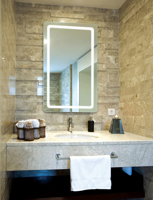 Electric Mirror Aria Lighted Mirror, Forward-Phase Dimming Techn Clear