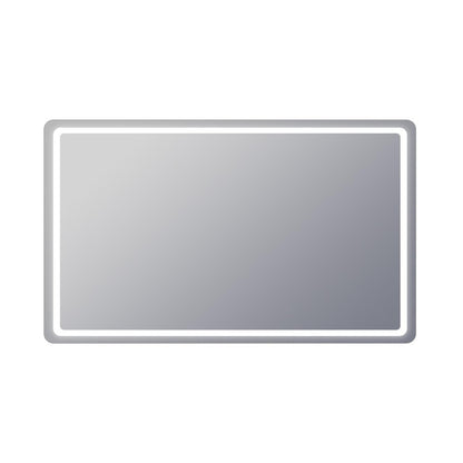 Electric Mirror Aria Lighted Mirror, Forward-Phase Dimming Technology, Integrated LED, Clear, 36"H x 60"W x 1.75"D (ARI-6036 YUU6011X4V)