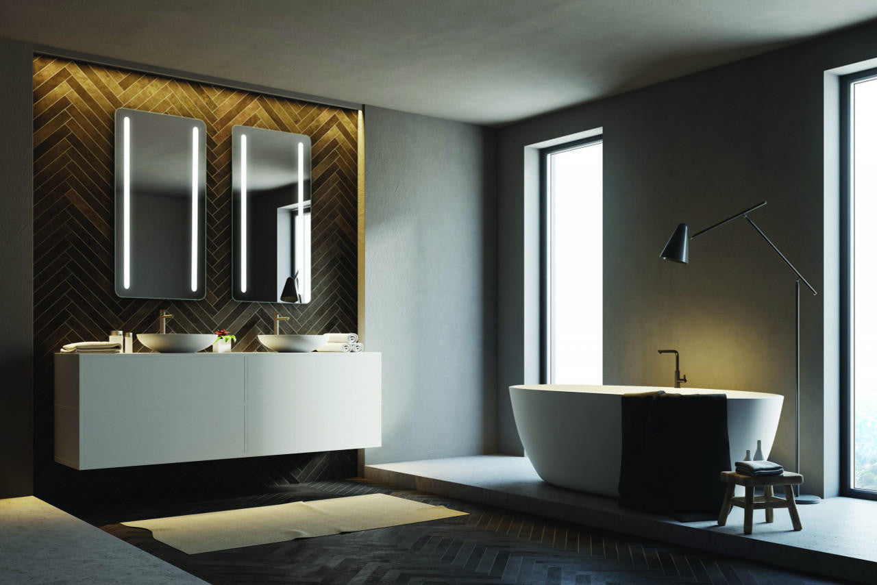Electric Mirror Bela Lighted Mirror, Forward-Phase Dimming Techn Clear